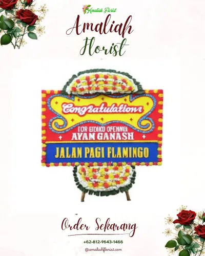 Bunga Papan Congratulation di Kembangsari